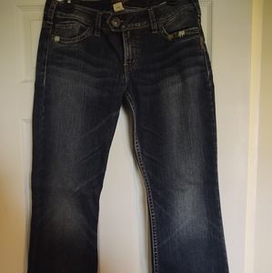 Silver bootcut jeans